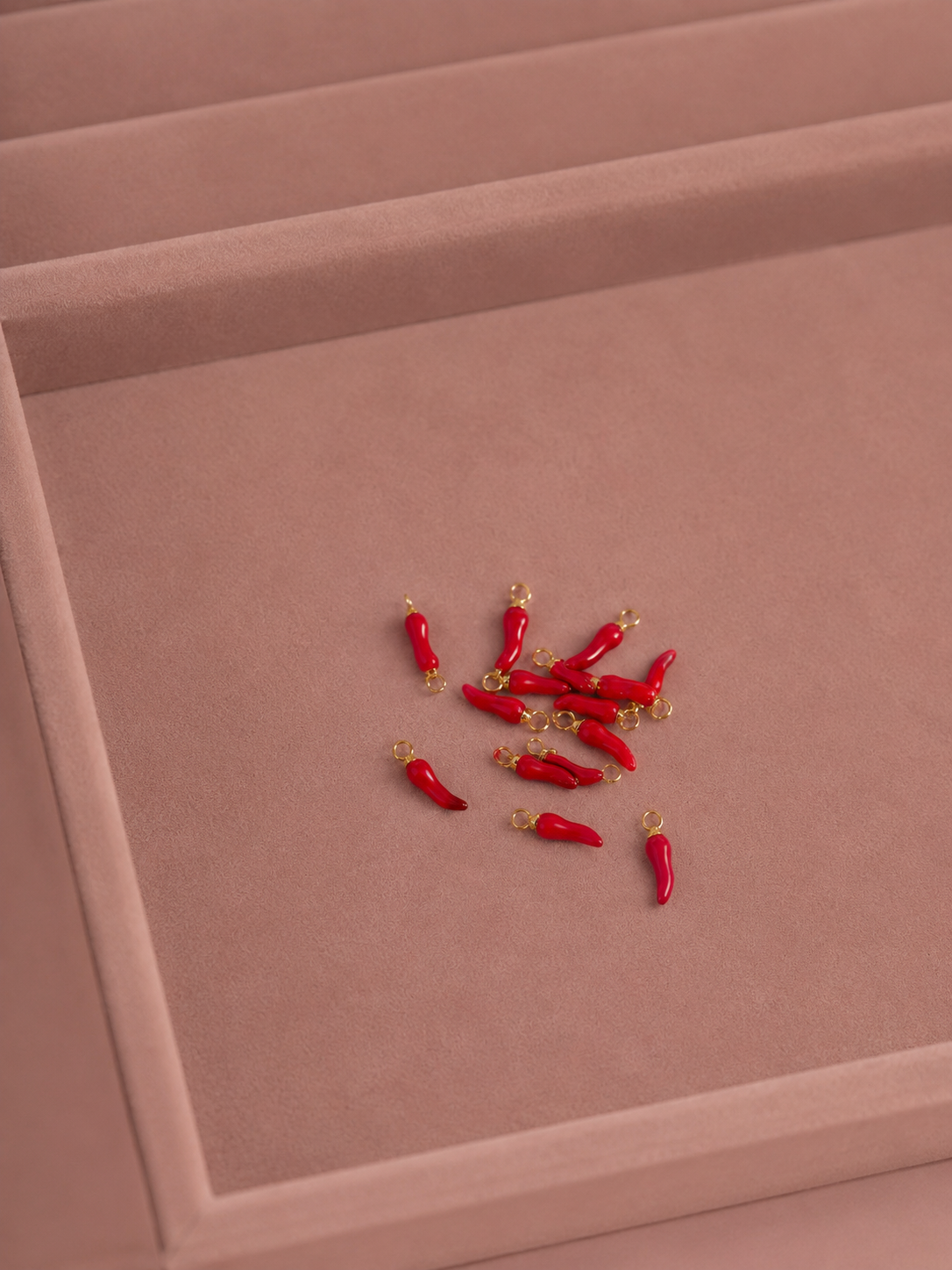 Red Chili Pepper Charms