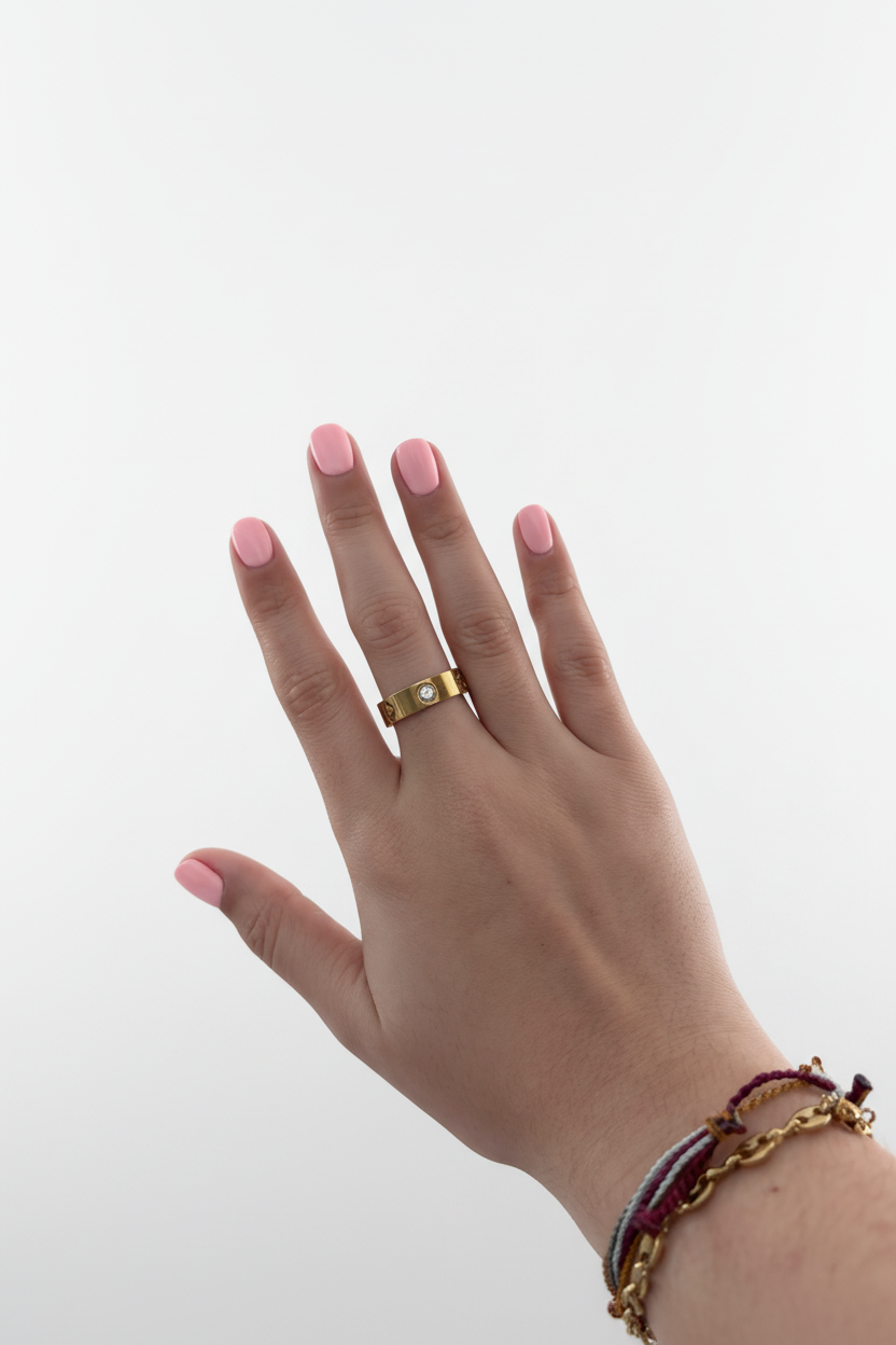 Joyería con fondo de estudio